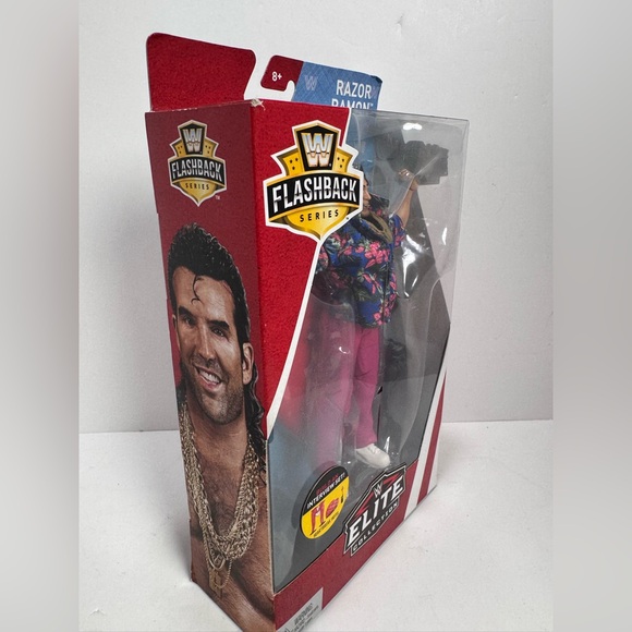 WWE Elite Flashback Razor Ramon Action Figure - Picture 2 of 6